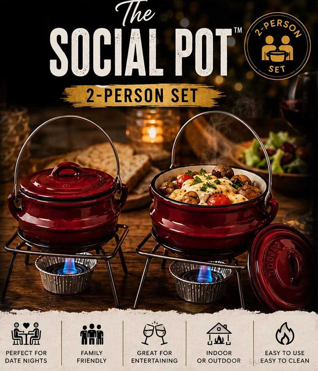 Fondue Pot